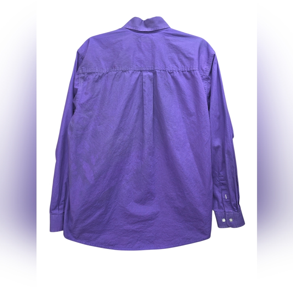 Cinch Men's Bold Purple Western Button Down Shirt 100% Cotton SZ S‎ Casual Rodeo - Picture 2 of 7